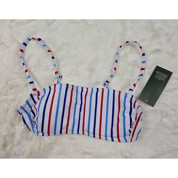 Wild Fable Striped Bralette Bikini Top XXS - Picture 1 of 3